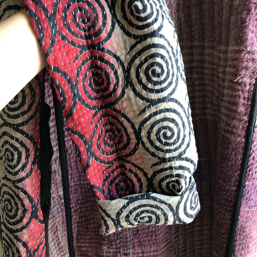 Unique Reversible Indian Kantha Jacket. - image 4